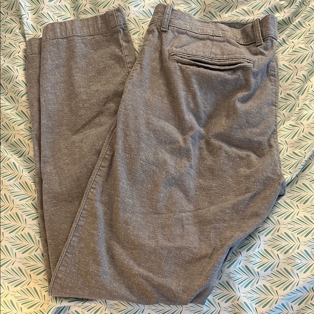 J Crew Men’s Linen Blend Grey Chinos sz 34x32